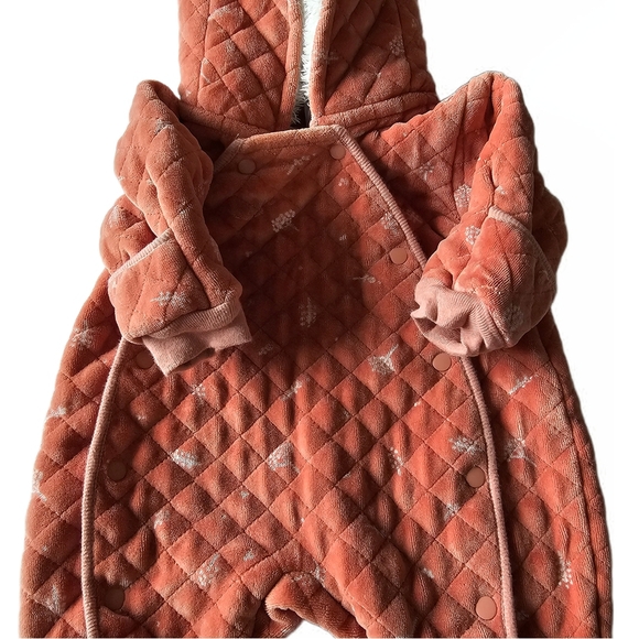 Nordstrom Baby Print Bunting In Pink Desert Dottie Newborn - Picture 7 of 13